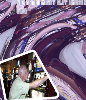 One armed bandit slot machine