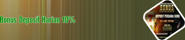 Slot bonus deposit 30rb