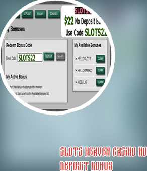 Slots heaven no deposit promo code