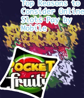 Slots pay by mobile phone
